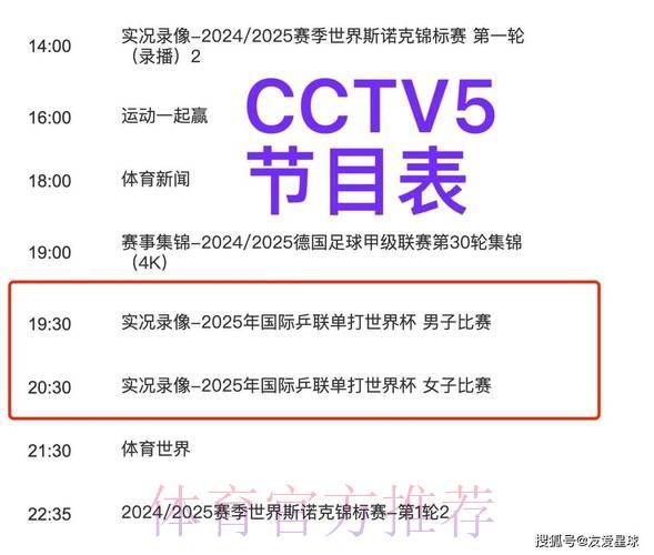 世界杯赛事直播频道全攻略